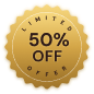 Limited offer: 50% off