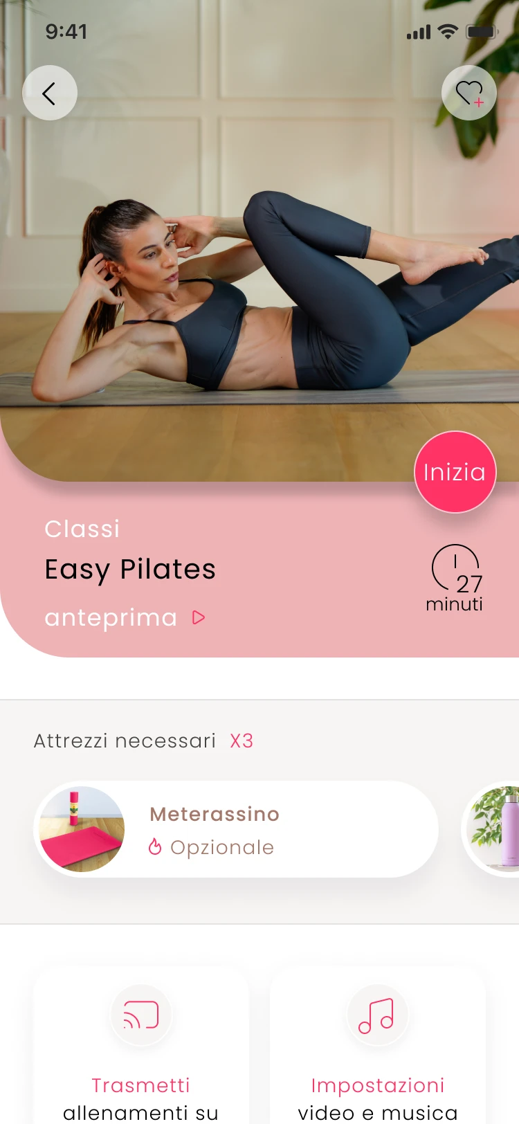 Traininpink workout and fitness app