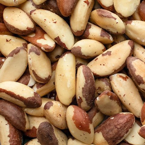 Brazil nuts are a natural source of selenium — varying content per nut makes it difficult to determine selenium intake for healthy hair and nails.