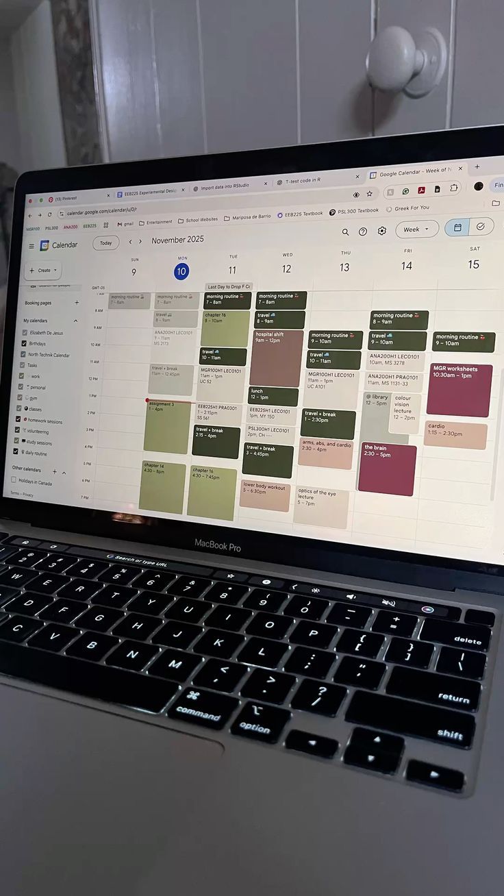 Calendario con appuntamento quotidiano di allenamento: il sistema linfatico risponde alla frequenza, non all'intensità