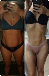 Trasformazione di Miriam con il Pilates Linfodrenante dopo due gravidanze: in un anno, addome scolpito e corpo tonico e asciutto