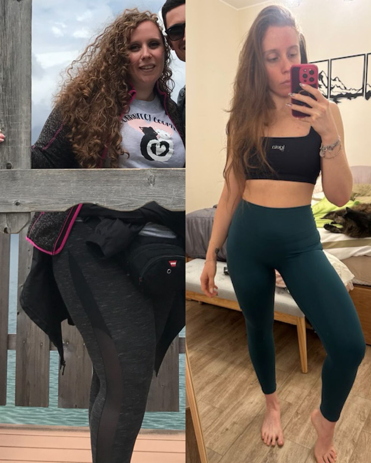 Trasformazione di Valentina con il Pilates Linfodrenante: evidente perdita di peso, da 104kg a 61kg