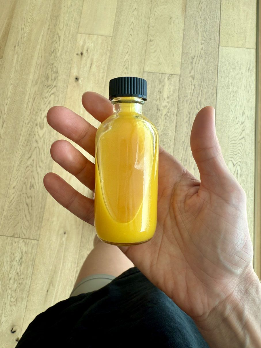 Shottino a base di curcuma e zenzero