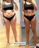 Trasformazione di Francesca in 12 settimane di Pilates Linfodrenante