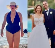 Before and after with Traininpink